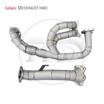 HMD Auto Príslušenstvo Výfukové Potrubie Tesnenie pre Subaru STI Bez katalyzátora Armatúry Catless Hlavičky