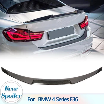 Zadný Kufor Spojler Krídlo pre BMW 4 Série F36 Gran Coupe Hatchback 4-Dverové Roky 2013-2018 Uhlíkových Vlákien Auto Zadné Boot Veko Spojler Krídlo