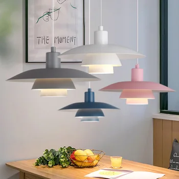 Nordic Iron Art Led Prívesok Svietidlo Minimalistický Reštaurácia Luster Lampy pre Obývacia Izba、Spálňa Tabuľka Svetlá Hoom Dekor