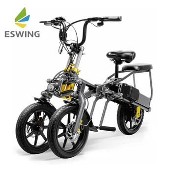 ESWING M18 14Inch Reverzné 3-koliesko Násobne Prenosný Elektrický Bicykel 500W Mestskej Elektrický Bicykel 48V 8AH Pomáhať E Bicykel Pre Outdoor Camping