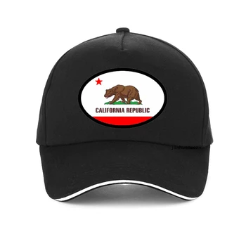 Kalifornia Oka Trucker Spp Muži Nesú California Republiky Vlajka klobúk muži Ženy Nového Spojené Štáty štátu flagsBaseball Spp Lete