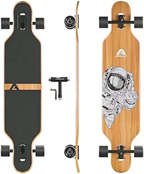 Skateboards - Premium Dlhé Dosky pre Dospelých, Dospievajúcich a Deti. Cruiser Dlho Skateboard. Drop Cez Longboards Vyrobené z Bam
