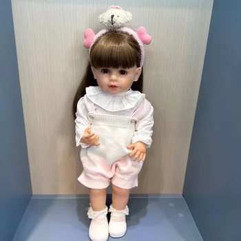 55 cm full lepidlo immersible simulácia bábiku, rodinné hračka darček, parochňu nastaviť, vlasy stojan na stenu