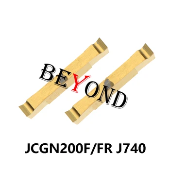 JCGN200F J740 JCGN200FR J740 100% Originálne nástroje na Zapichovanie Karbidu Vložky JCGN200 FR JCGN 200 Sústruhu Frézy CNC 10pcs/box Otáčania Nástroja
