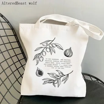 Móda Ženy Shopper Kabelky Pieseň Achilles Vlastné Životné Skladovania opakované použitie Plátno Ramenný Tote Bag školské tašky