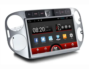 Android 5.1.1 Systému 10.1 palcový Displej autoradio auto dvd prehrávač s gps navigačným systémom auto rádio pre Volkswagen Tiguan roky 2013-2015