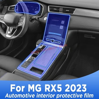 Pre MG RX5 2023 Prevodovka Panel Navigácia Automobilový priemysel Interiér Obrazovke TPU Ochranný Film Kryt Anti-Scratch Nálepky Príslušenstvo