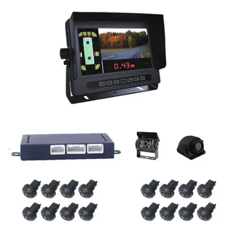 Fotoaparát s Blind Spot Information System Video Parkovanie Snímač Nákladných Vozidiel Zálohy Kamera Parkovací Senzor