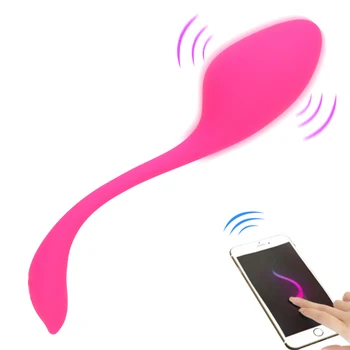 Análny Stimulácia Klitorisu USB nabíjanie Skok Vajcia Vibrátor G-Spot Masér Sexuálne Hračky pre Ženy Vibračné Vajíčko S 10 Rýchlosťami APP