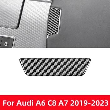 Pre Audi A6L A6 C8 A7 2019-2023 Príslušenstvo Auto Zábradlia obal Výbava Uhlíkových Vlákien Samolepky, Dekorácie Úpravu Interiéru