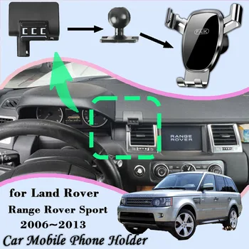 Držiak do auta pre Land Rover Range Rover Sport L320 2006~2013 Air Vent Auto Mobilný Telefón Držiak na Stenu Gravitácie Stojan Príslušenstvo