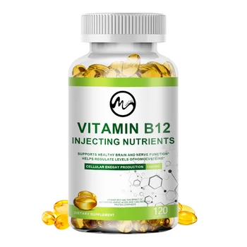 Mutsweet Vysoké dávky Vitamínu B12 Kapsule 1000mcg Podporuje Energetický Metabolizmus, Nervový Systém, Krv, Bunky Imunitného Zdravé Oči Náladu