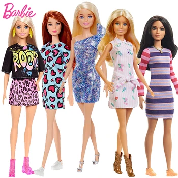 Pôvodné Barbie Módy Dievča Hračky Zdobiť Princezná Barbie Bábiky Hrať Dom Baby Hračky pre Dievčatá Brinquedos Darčeka Juguetes