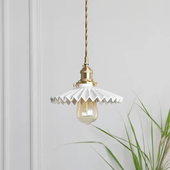 Moderné LED svietidlo Minimalistický Tvorivé Prívesok Svetlo, Biele Keramické Prívesok Lampa Pre Spálne Nočný Bar, Obývacia Izba, Kuchyňa Isla