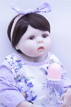 realistické reborn bábiky simulácia novorodenca silikónové bábiky deti roztomilý DIY hračka dievča bábiku deti vzdelávacie hračka lol