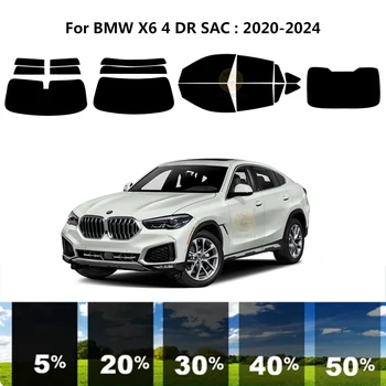 Precut nanoceramics auto UV Okno Odtieň Auta Automobilový Okno Film Pre BMW X6 G06 4 DR SUV 2020-2024
