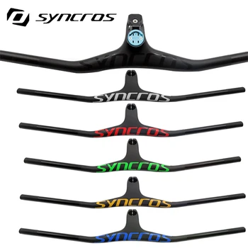 Syncros Viacerých Farba MTB Volante Integrované Carbon Fiber Jeden-tvarované Riadidlá Kmeňa-17Degree bike rám súčasti bicyklov