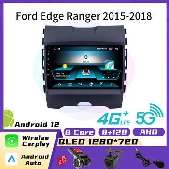 2 DIN Android autorádio pre Ford Edge Ranger 2015-2018 Autoaudio Carplay WIFI GPS Navigácie SWC Auto Multimediálny Prehrávač Vedúci Jednotky