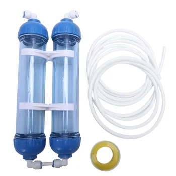 Vodný Filter 2ks T33 Bývanie Diy T33 Shell Filter Fľaša 4Pcs Armatúry Voda, Čistička Pre Systém Reverznej Osmózy