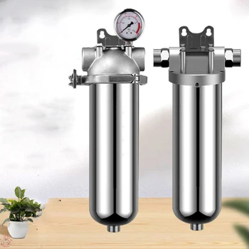 Pre-filter pre domácnosť aj vodu celý dom úžitkovej vody čistička 304 nerezovej ocele vysoký prietok spätné premývanie vodný filter