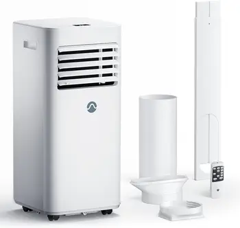 Klimatizačné zariadenia, 10000 BTU Prenosný AC pre Miestnosti až do 450 metrov Štvorcových. Ft., 3-v-1, AC Jednotky, Odvlhčovač & Ventilátor s Digitálnym Displejom,