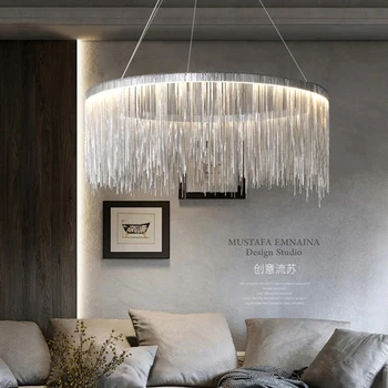 Postmoderných obývacia izba luster jednoduché a high-end umeleckú tvorivosť svetlo luxusné strapec reštaurácia spálňa svetlo