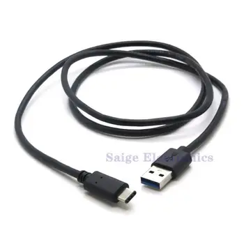 1M 3 FT Typ C Kábel USB 3.1 na Male USB 3.0 Kábel, Adaptér, Kábel Nabíjačky pre Macbook