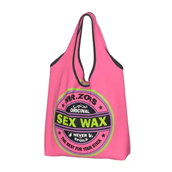 Recyklácia Pán Zogs Surfovanie Sex Vosk Nákupní Taška Ženy Tote Taška Prenosná S Potravinami Shopper Tašky