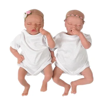 17inch Reborn Baby Doll Twin a a B Ručné-Podrobné Maľovanie Viditeľné Žily Novorodenca Bebes Reborn De Silikónové Reálne Bábiky