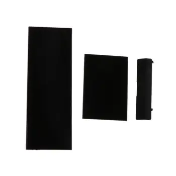 100ks Nahradenie Biela Čierna Pamäťovú Kartu Dverí Kryt Otvoru Veka 3 Diely, Dvere, Kryty na Wii Konzoly Príslušenstvo