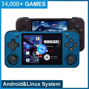RG353M Prenosné hracie Konzoly 3,5 Palcový IPS Dotykový Displej Hra, Hráč, Android 11 64 Bit Linux Retro Hry Hráč