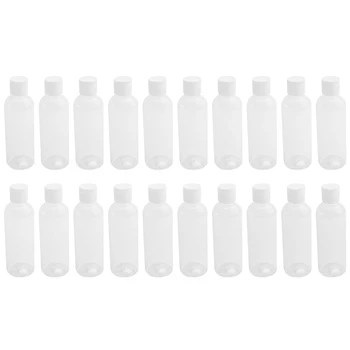 20 Kusov 100 ml Plastových šampón fľaše Plastové Fľaše pre Cestovanie Kontajner na Lotion Kozmetika