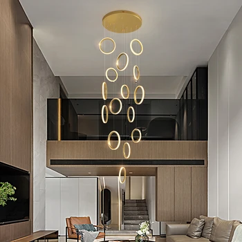 Nordic domova jedáleň Prívesok lampy, svetlá krúžky vnútorné osvetlenie Stropné svietidlo závesné svietidlo svietidlá pre obývacia izba