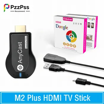 1080P M2 Plus HDMI-compatble TV Stick WIFI Displej TV Dongle Prijímač Anycast DLNA Zdieľať Obrazovku Pre IOS Android Miracast Airplay