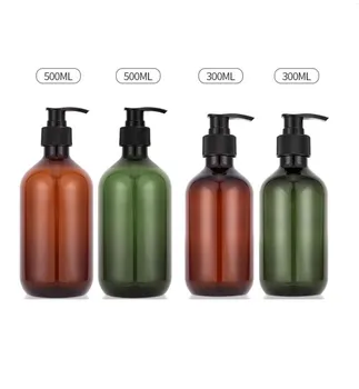 10pcs/veľa 300 ML 500MLPump Fľaša make-up Kúpeľňa Tekutý Šampón Cestovné Fľaše Rozprašovača Fľaše, Nádoby na Mydlo, Sprchový Gél