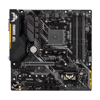 ASUS TUF B450M-PLUS GAMING AMD B450 mATX herné základná doska s Aura Sync RGB LED osvetlenia, DDR4 3466MHz podporu, 32Gbps M. 2