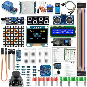 Starter Kits pre Arduino Súpravy R3 Nano V3.0 Mega 2560 Mega 328 Kit Projekt Držiak Kompatibilný s Arduino IDE