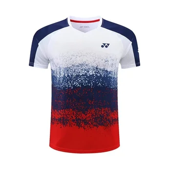 RR Lete Bedminton Košele pánske T-shirt Šport-Krátke Rukávy Stolný Tenis Tričko Beží Bežné