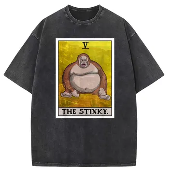 Muži Stinky Meme Tarot Karty Tričká Unisex Vintage Oblečenie Deň otcov Špeciálne Pláž Long Sleeve Muž Cool Oblečenie Mikiny