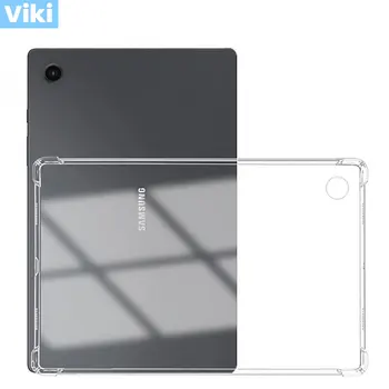 Prípad tabletu Samsung Galaxy Tab A8 10.5 2021 Silikónové soft shell Airbag kryt Priehľadný ochranný funda SM-X200 SM-X205