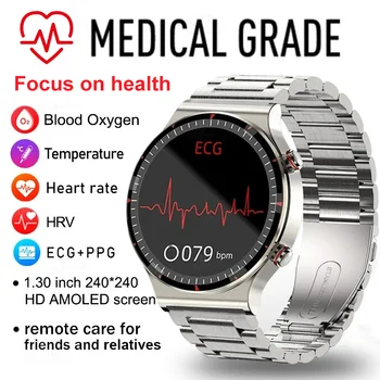 2023 Nové EKG+PPG Smart Hodinky Sangao Laserové Terapie Zdravie Srdcovej frekvencie, Krvného Tlaku Fitness Hodinky Vodotesné IP68 Smartwatch