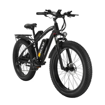 48V1000W Skladací Elektrický Bicykel Snow Bike 4.0 Palca Široké Pneumatiky Dual Disk Mesto MX02S Elektrický Bicykel pre Dospelých City Bike 48V12Ah Li-