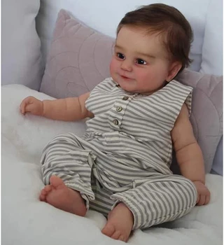 24 inch Maddie Realisticky Reborn Batoľa Populárne Krásne Novorodenca Bábika s Ručne root Vlasy jemné Maznanie Telo Vysoko Kvalitné Bábika